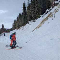 Kam sogar zu kleineren Lawinen im Ski Gebiet