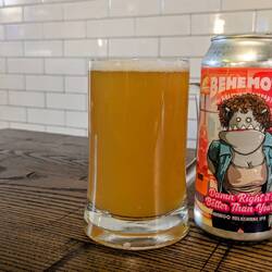 Obligatory hazy for lunch, boys were not brought to our yard...