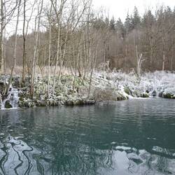 Bei den Wimsener Wasserfällen