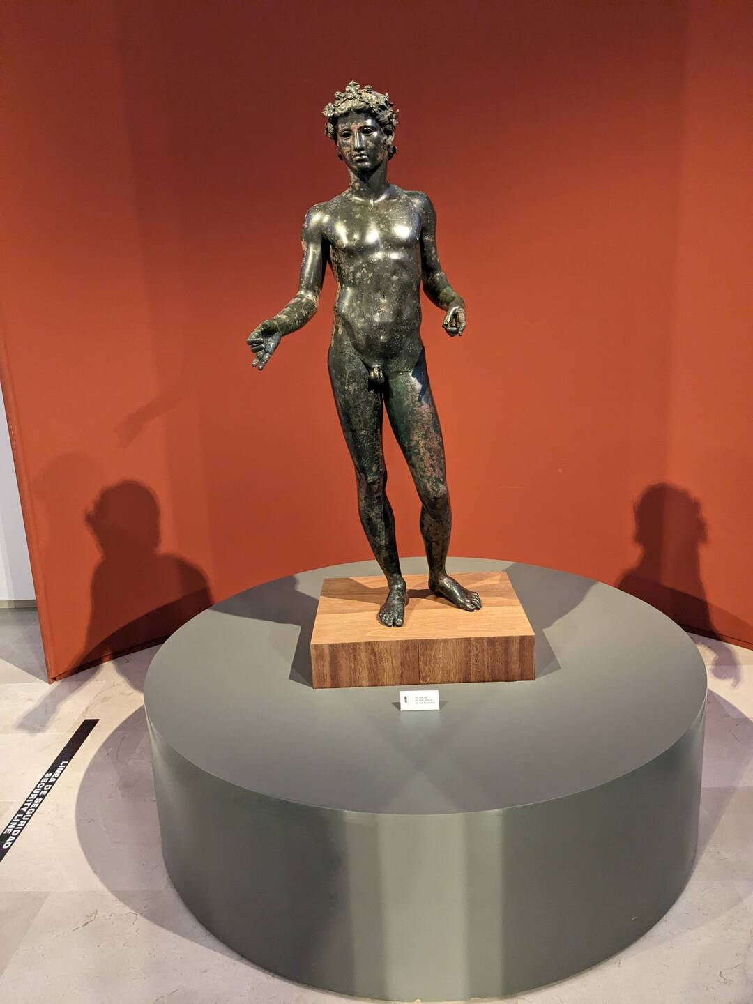 The Ephebe, boy statue