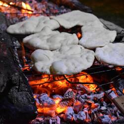 Cuisson au feu de bois