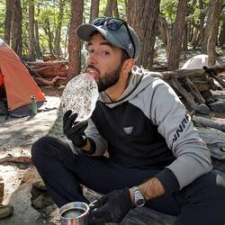 Gletscher-Eis-Kaffee