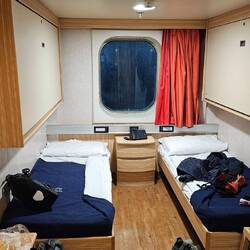 Et notre petite cabine !