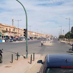 ...auf dem Weg durch Marrakesch