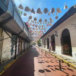 "La Calle De los Sombreros" in Casco Viejo, Panama City
