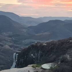 Hierve El Agua - ein Wasserfall aus Stein