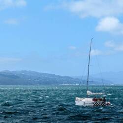 Learn to sail heading out