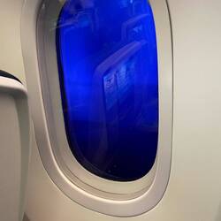 The dawn as seen from the window seat of my flight to Frankfurt