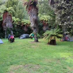 Einige der Velofahrer