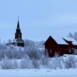 Kirche von Kautokaino/Bilder von Innen kann man am 25.07.23 nachschauen