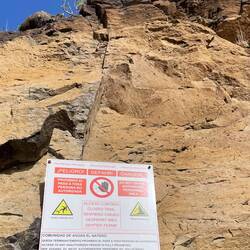 ... und dieses Schild spricht für sich.