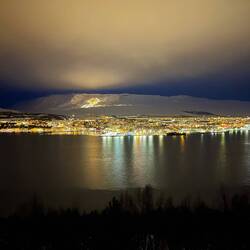 Die Hafenstadt Akureyri