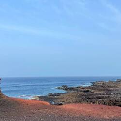 Auf der windabgewandten Seite ist alles ruhig.
