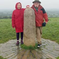 Tara-place of Ancient Irish Kings Coronations, this monument dated 1879.