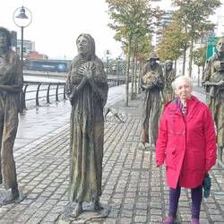 So much suffering, starvation in history of Ireland seen in these statues in middle of Dublin