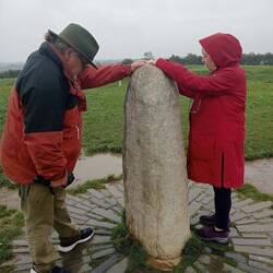 We did the Paimarire Karakia here in this most sacred place of Ireland.