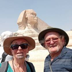 The name of the Sphinx is Kaffron, meaning Living Image! over 5,000 years old!