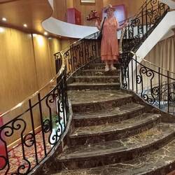 Truly, this was the staircase to our room on the boat, River Nile, Egypt!
