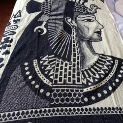 Purchased this towell off one of the many boats that tag along selling things!