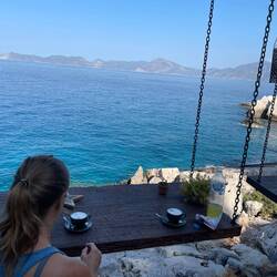 Unterwegs abkühlen am, im...