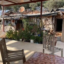 An dem kleinen Cafe der Ziegenhirten - hier gab es Ziegenayran