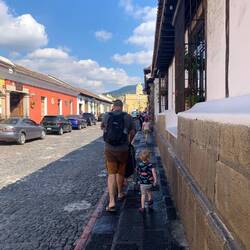 Getting our steps in early