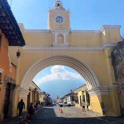 17th century Santa Catalina arch