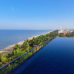 Aussicht vom Hotel in Negombo