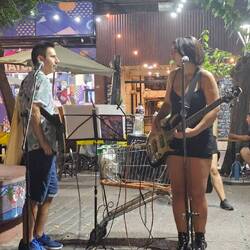 Straßenmusik ist allgegenwärtig