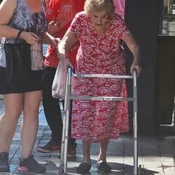 Rollator mit nur zwei Rädern