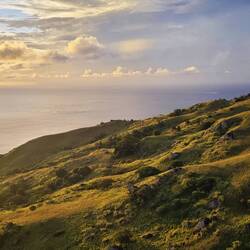 Der Sonnenuntergang tauchte alles in ein weiches, sanftes Licht