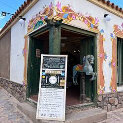 Typical architecture, corner doors