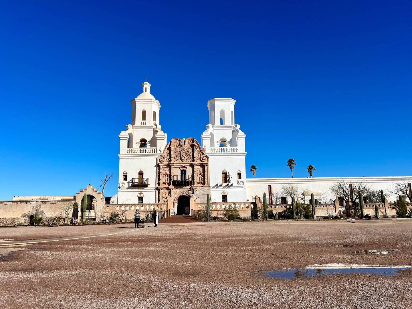 The left tower was renovated in 2009