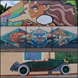 Einige der unzähligen Wandbilder in Napier