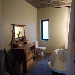 Check out the ceiling