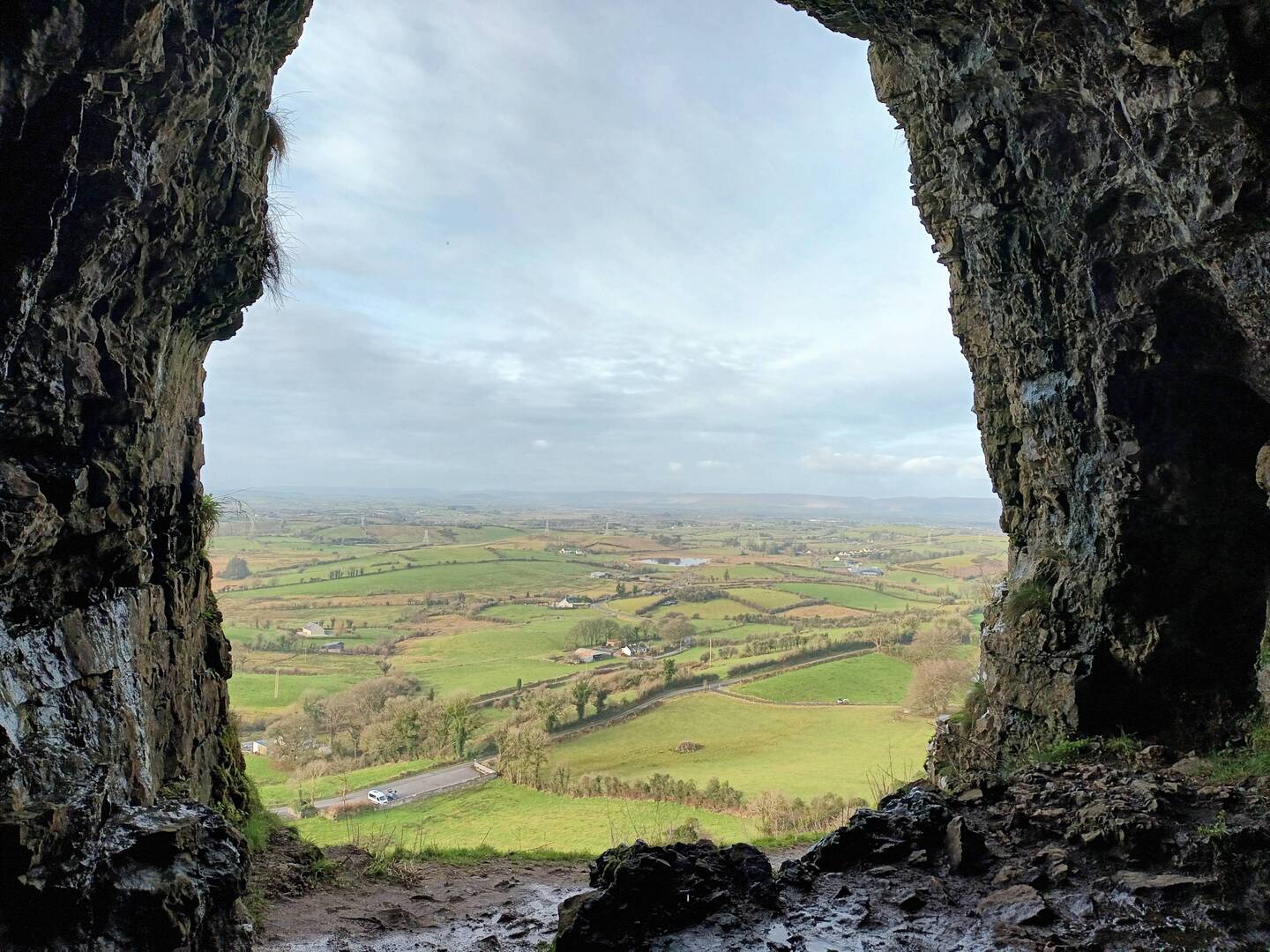 View from caves of Keash