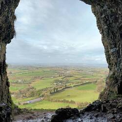 View from caves of Keash