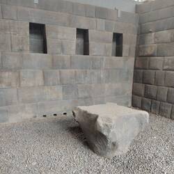 Die Reste des Tempels