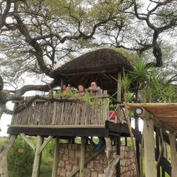 Ausguck in unserem Camp