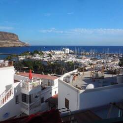 Ausblick von der Unterkunft.