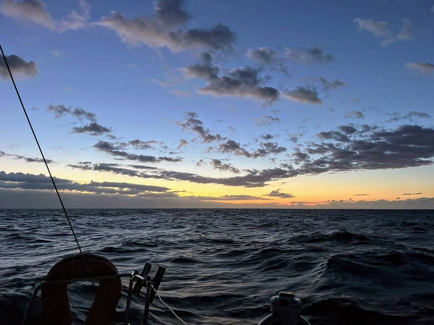 Sunrise somewhere off Gisborne