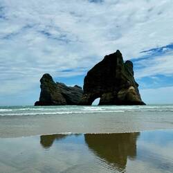 Wharariki Beach