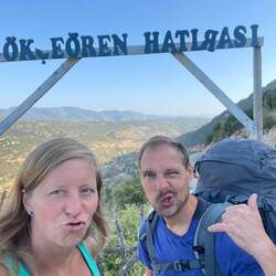 Nach einem Anstieg belohnt der Ausblick