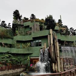 Tentative de cacher du béton armé