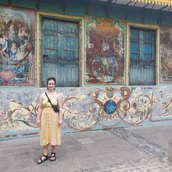 Weniger berühmtes Graffiti, aber mit Verbindung zwischen Österreich und Argentinien.