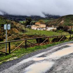 The mist in the mountains