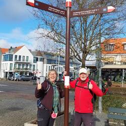 Trailhead Grenslandpad und Nederlands Kustpad!