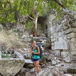 Griechische Stadt Olympus von Lykiern
