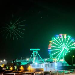 Riesenrad auf Heimweg