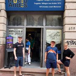 Vor dem Museo Andes 1972